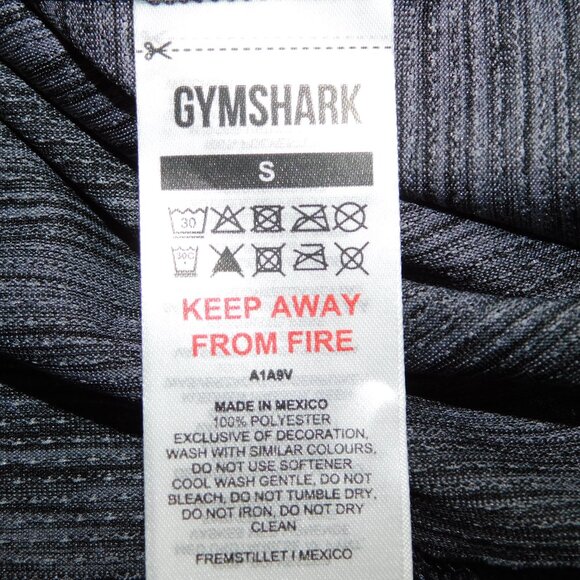 Gymshark Mens S Gray Sleeveless Shirt / Tank Top - Picture 4 of 8